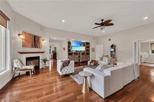 270 Mcgill Road, Brantford, ON - Indoor Photo Showing Living Room With Fireplace