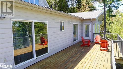 5 Curran Trail Road, Carling, ON - Outdoor With Deck Patio Veranda With Exterior