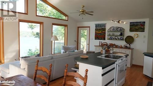 5 Curran Trail Road, Carling, ON - Indoor Photo Showing Kitchen With Double Sink