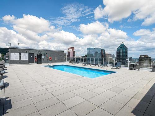 Piscine - 1001-1211 Rue Drummond, Montréal (Ville-Marie), QC - Outdoor With In Ground Pool