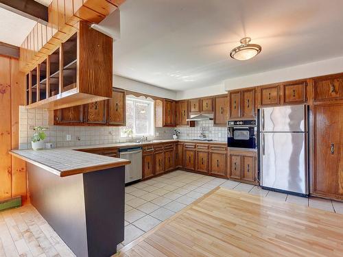 Cuisine - 229Z 2E Rang, Saint-François-Xavier-De-Brompton, QC - Indoor Photo Showing Kitchen With Double Sink