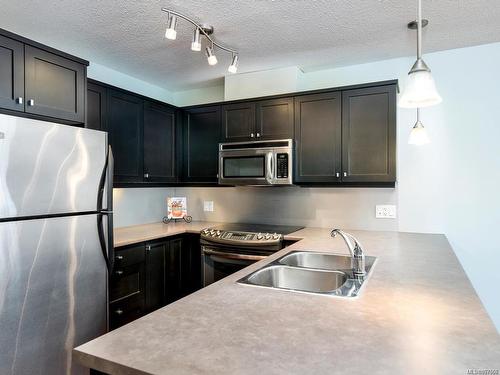 223-555 Franklyn St, Nanaimo, BC - Indoor Photo Showing Kitchen With Stainless Steel Kitchen With Double Sink With Upgraded Kitchen