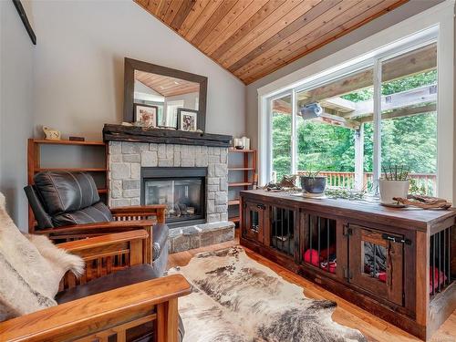 7288 Thelmita Pl, Sooke, BC - Indoor Photo Showing Living Room With Fireplace