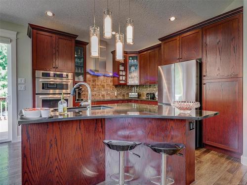 7288 Thelmita Pl, Sooke, BC - Indoor Photo Showing Kitchen With Upgraded Kitchen