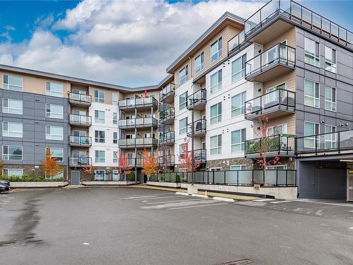 205-3070 Kilpatrick Ave, Courtenay, BC - Outdoor With Balcony With Facade