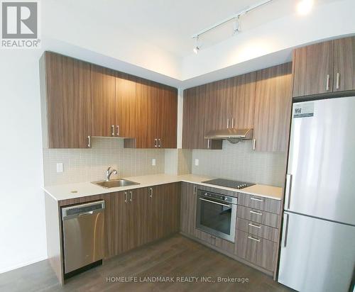 1906 - 50 Ann O'Reilly Road, Toronto, ON - Indoor Photo Showing Kitchen With Stainless Steel Kitchen With Upgraded Kitchen