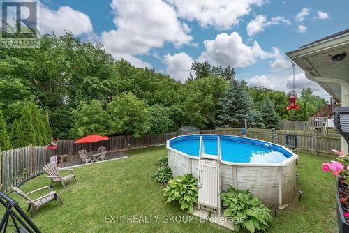 12 Kyle Court, Quinte West, ON - Outdoor With Above Ground Pool With Backyard