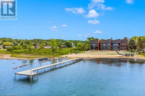 Shared Dock - 535 Isaac Street Unit# 101, South Bruce Peninsula, ON - Outdoor With Body Of Water With View