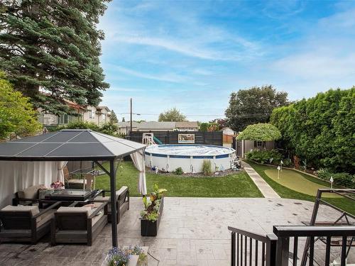 1881 Ethel Street, Kelowna, BC - Outdoor With Above Ground Pool With Deck Patio Veranda