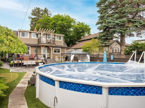 1881 Ethel Street, Kelowna, BC - Outdoor With Above Ground Pool