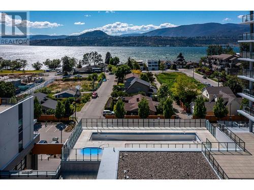 485 Groves Avenue Unit# 402, Kelowna, BC - Outdoor With Body Of Water With In Ground Pool With View