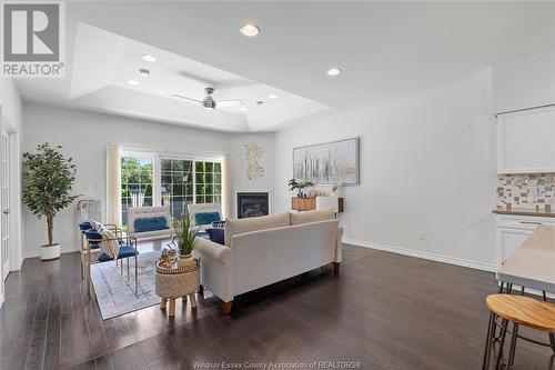 6156 Tiburon Crescent, Lasalle, ON - Indoor Photo Showing Living Room With Fireplace