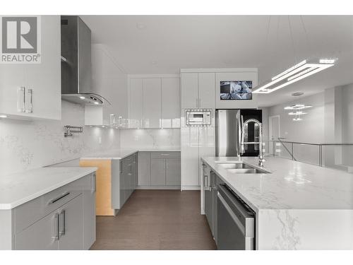 3559 Goldie Way Lot# 2, West Kelowna, BC - Indoor Photo Showing Kitchen With Double Sink With Upgraded Kitchen