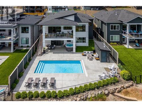 2489 Tallus Heights Drive, West Kelowna, BC - Outdoor With In Ground Pool With Deck Patio Veranda