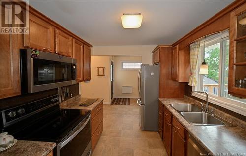 131 Hemlock Avenue, Fredericton, NB - Indoor Photo Showing Kitchen With Double Sink