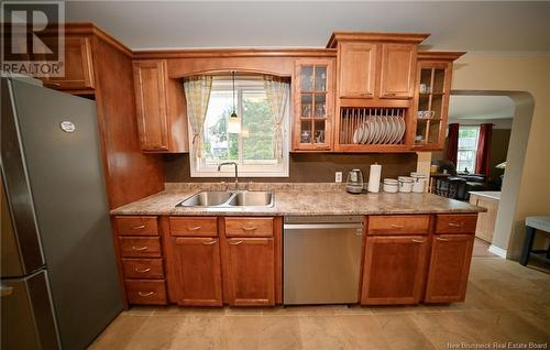 131 Hemlock Avenue, Fredericton, NB - Indoor Photo Showing Kitchen With Double Sink