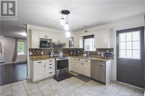 42 Martindale Dr, Moncton, NB - Indoor Photo Showing Kitchen With Stainless Steel Kitchen With Double Sink