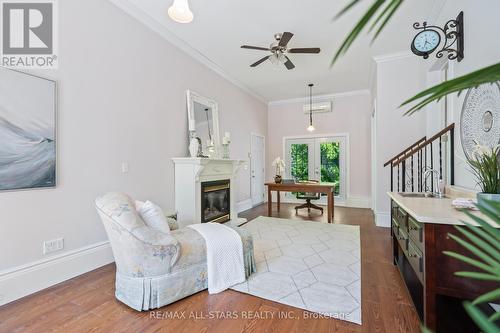 32 Oakdene Crescent, Kawartha Lakes, ON - Indoor Photo Showing Living Room With Fireplace