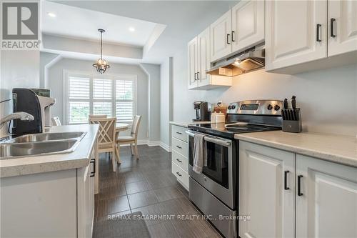 81 Echovalley Drive, Hamilton, ON - Indoor Photo Showing Kitchen With Double Sink