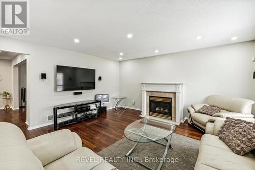 393 Old Mud Street, Hamilton, ON - Indoor Photo Showing Living Room With Fireplace