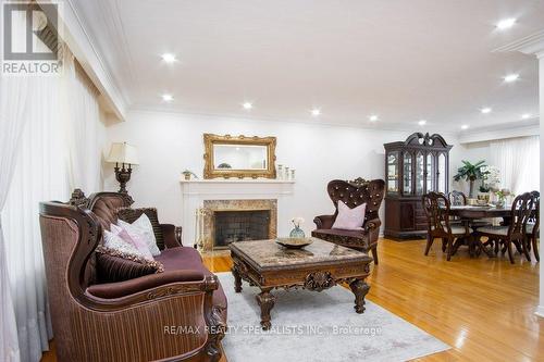 73 Thomson Drive, Hamilton, ON - Indoor Photo Showing Living Room With Fireplace