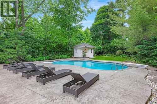 1421 Indian Grove, Mississauga, ON - Outdoor With In Ground Pool With Backyard