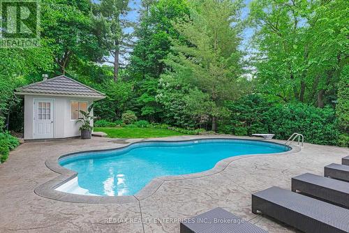 1421 Indian Grove, Mississauga, ON - Outdoor With In Ground Pool With Deck Patio Veranda With Backyard