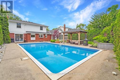 4199 Spruce Avenue, Burlington, ON - Outdoor With In Ground Pool With Backyard