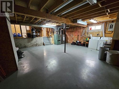 135 Spieker Avenue, Tumbler Ridge, BC - Indoor Photo Showing Basement