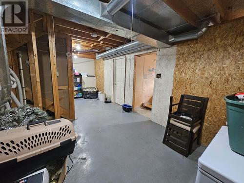 135 Spieker Avenue, Tumbler Ridge, BC - Indoor Photo Showing Basement