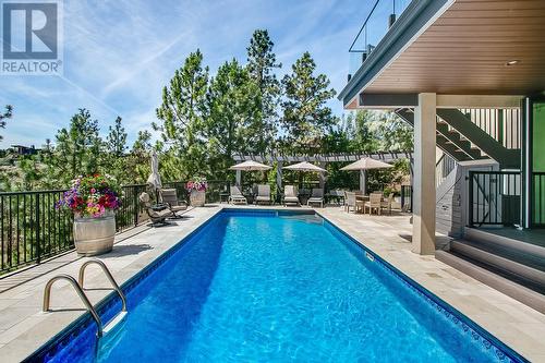 1515 Pinot Noir Drive, West Kelowna, BC - Outdoor With In Ground Pool With Deck Patio Veranda With Backyard