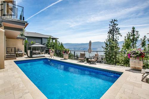 1515 Pinot Noir Drive, West Kelowna, BC - Outdoor With In Ground Pool With Deck Patio Veranda With Backyard