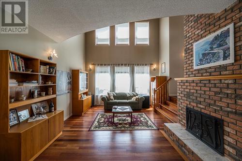 1076 Heritage Crescent, Prince George, BC - Indoor Photo Showing Living Room With Fireplace