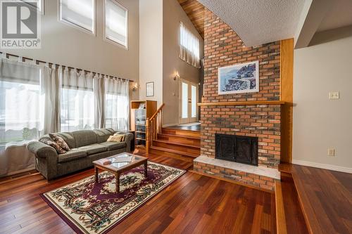 1076 Heritage Crescent, Prince George, BC - Indoor Photo Showing Living Room With Fireplace