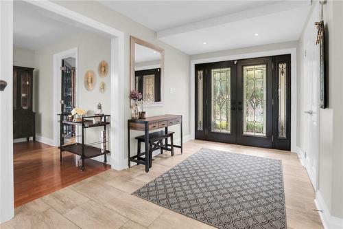 Spacious foyer with main floor renovated by Homes by Hendriks - 39 Sumner Crescent, Grimsby, ON - Indoor Photo Showing Other Room