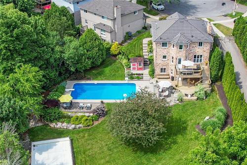 Country living in the city offering... - 39 Sumner Crescent, Grimsby, ON - Outdoor With In Ground Pool