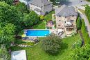 Country living in the city offering... - 39 Sumner Crescent, Grimsby, ON  - Outdoor With In Ground Pool 