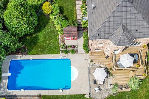 20 x 40 foot heated saltwater pool - 39 Sumner Crescent, Grimsby, ON - Outdoor With In Ground Pool
