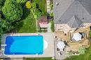 20 x 40 foot heated saltwater pool - 39 Sumner Crescent, Grimsby, ON  - Outdoor With In Ground Pool 