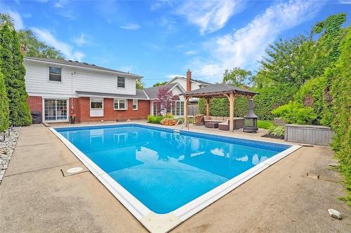 4199 Spruce Avenue, Burlington, ON - Outdoor With In Ground Pool With Backyard