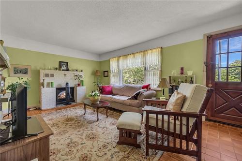 243 Forfar Street W, Caledonia, ON - Indoor Photo Showing Living Room With Fireplace