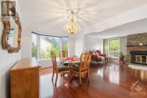 1133 Des Forets Avenue, Ottawa, ON - Indoor Photo Showing Dining Room With Fireplace