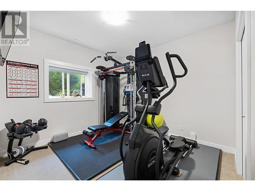 1341 Rocky Point Drive, Kelowna, BC - Indoor Photo Showing Gym Room
