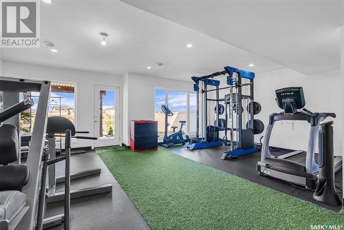 1018 Childers Court, Saskatoon, SK - Indoor Photo Showing Gym Room