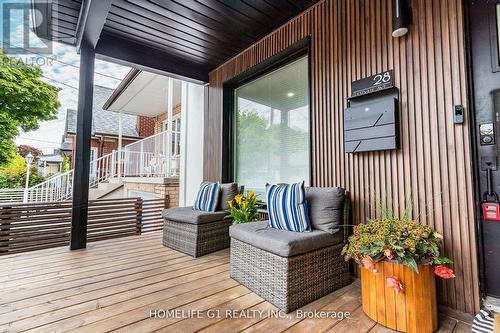 28 Guestville Avenue, Toronto, ON - Outdoor With Deck Patio Veranda With Exterior