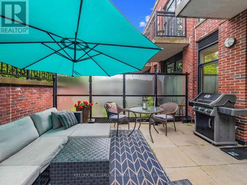 107 - 66 Kippendavie Avenue, Toronto, ON - Outdoor With Deck Patio Veranda With Exterior