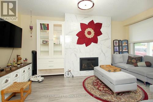 88 Hobbs Drive, Clarington, ON - Indoor Photo Showing Living Room With Fireplace