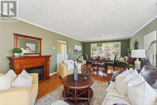 1089 Dunbarton Road, Pickering, ON - Indoor Photo Showing Living Room With Fireplace
