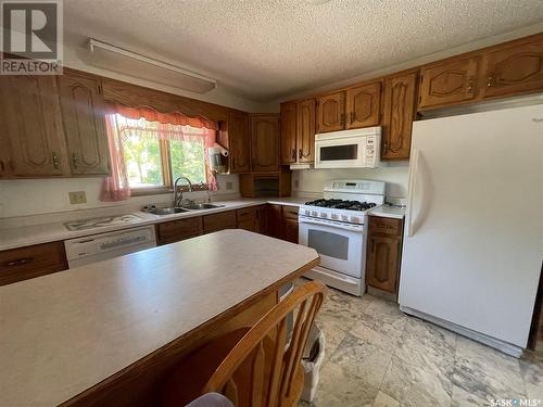 303 21 Highway S, Maple Creek, SK - Indoor Photo Showing Kitchen With Double Sink