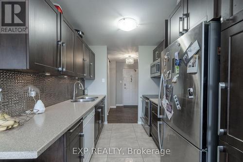 802 - 76 Base Line Road W, London, ON - Indoor Photo Showing Kitchen With Double Sink With Upgraded Kitchen